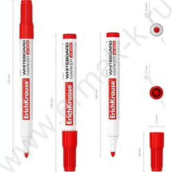 Маркер д/маркерных досок /красный/ 2,5мм круг W-500 | Фото 4