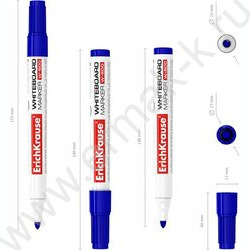 Маркер д/маркерных досок /синий/ 2,5мм круг W-500 | Фото 4