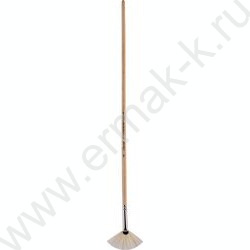 Кисть  щетина № 2 (6мм) веерная, длинная ручка Сонет | Фото 1