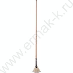 Кисть  щетина № 4 (8мм) веерная, длинная ручка Сонет | Фото 1