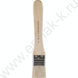 Кисть  щетина № 2 (40мм) флейц, короткая ручка покрытая лаком Сонет | Фото 1