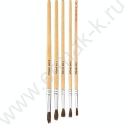 Кисть набор  5шт /пони №1,№2,№3,№4,№5/ европодвес | Фото 1