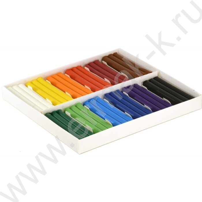 Пластилин восковой 12цв 180г Каляка-Маляка+стек | Фото 5