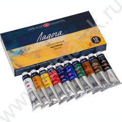 Краски масляные 10цв 46мл "Ладога" | Фото 1