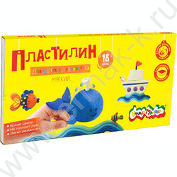 Пластилин  18цв 270г Каляка-Маляка+стек д/творчества | Фото 2