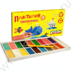 Пластилин  18цв 270г Каляка-Маляка+стек д/творчества | Фото 3