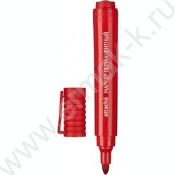 Маркер перм. /красный/ 3мм круг | Фото 1