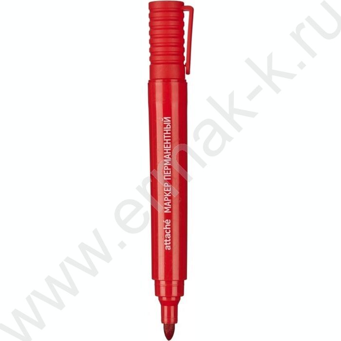 Маркер перм. /красный/ 3мм круг | Фото 2