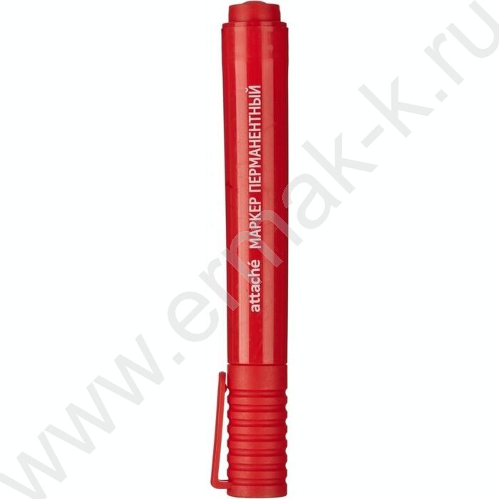 Маркер перм. /красный/ 3мм круг | Фото 3
