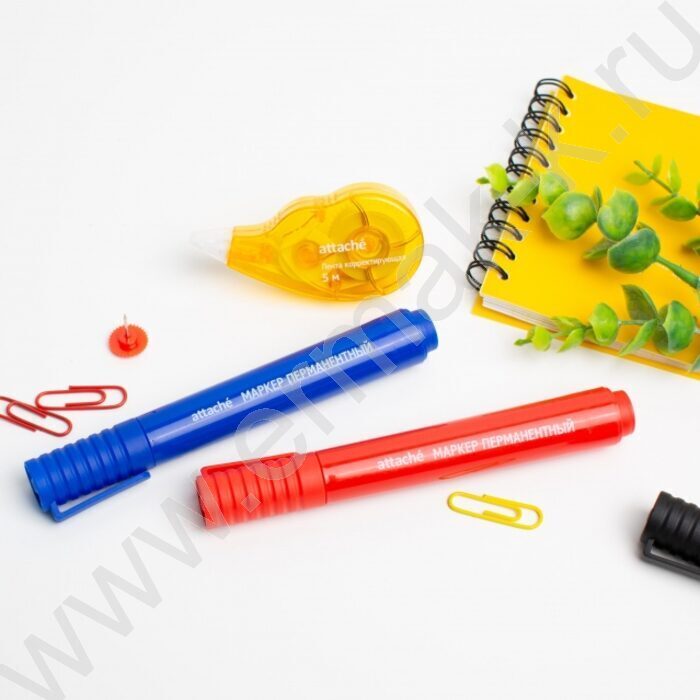 Маркер перм. /красный/ 3мм круг | Фото 6