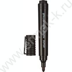 Маркер перм. /черный/ 3мм круг | Фото 1