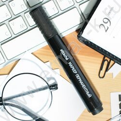 Маркер перм. /черный/ 3мм круг | Фото 6