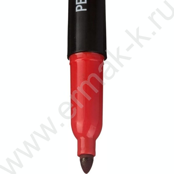 Маркер перм. /красный/ 2мм круг | Фото 3