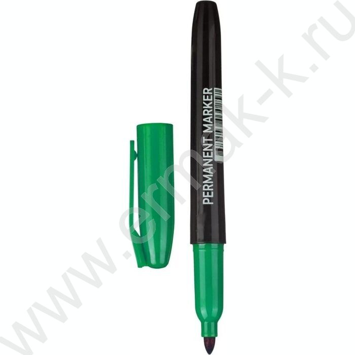 Маркер перм. /зеленый/ 2мм круг | Фото 1