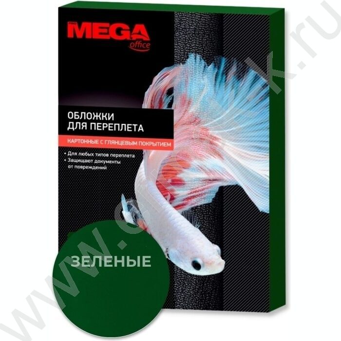 Обложка А4 PMO картон/ глянец зеленые/100шт /250г/м² | Фото 1