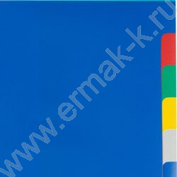 Разделитель листов пластик А4 цветной 12цв | Фото 3