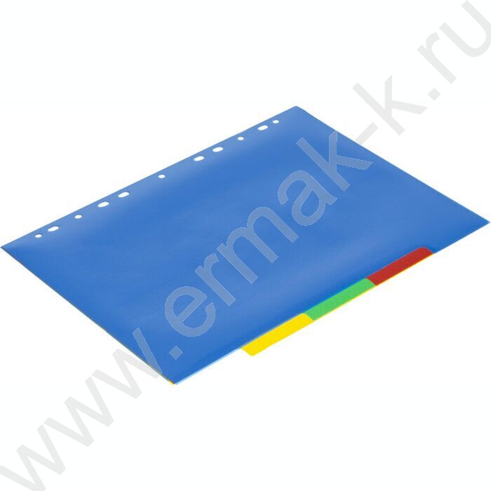 Разделитель листов пластик А4 цветной  5цв | Фото 4