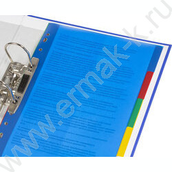 Разделитель листов пластик А4 цветной  5цв | Фото 5
