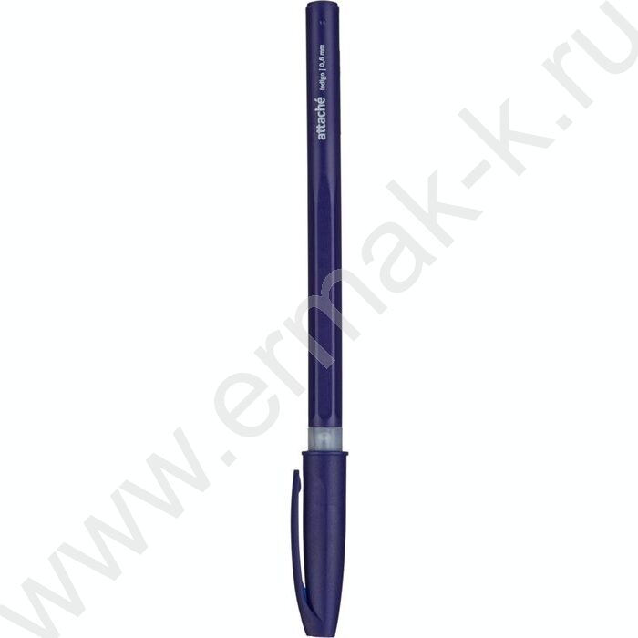 Ручка шар Attache Indigo синяя 0,5мм /резин.держатель/ | Фото 3