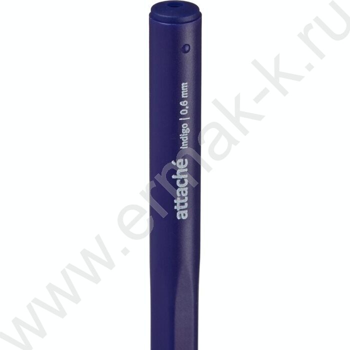 Ручка шар Attache Indigo синяя 0,5мм /резин.держатель/ | Фото 5