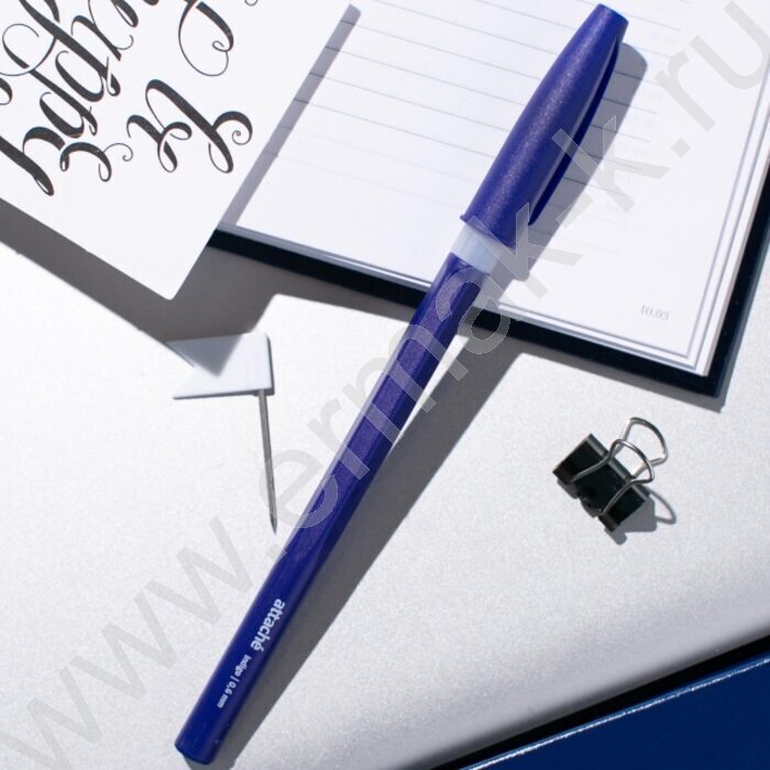 Ручка шар Attache Indigo синяя 0,5мм /резин.держатель/ | Фото 8