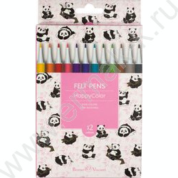 Фломастеры  12цв Happycolor 4 вида | Фото 2