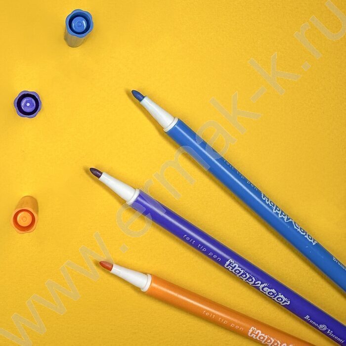 Фломастеры  12цв Happycolor 4 вида | Фото 8