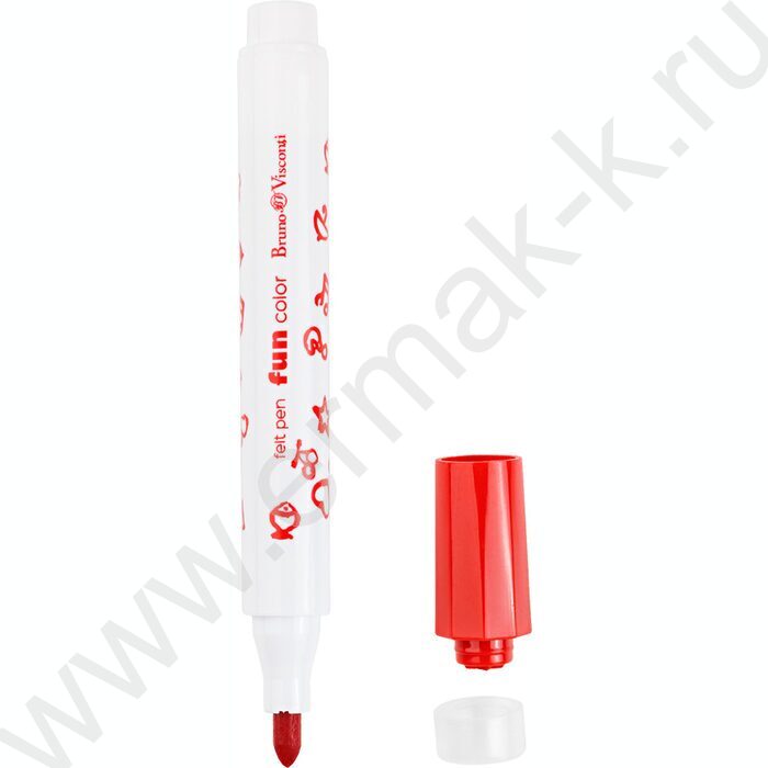 Фломастеры  12цв Funcolor штампики в пл.пенале | Фото 3