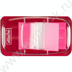 Набор самокл. этикеток-закладок 45*25мм 25шт /красные пластиковые в диспенсере | Фото 1