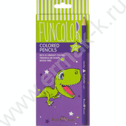 Карандаши пластиковые 12цв Funcolor 4вида | Фото 5