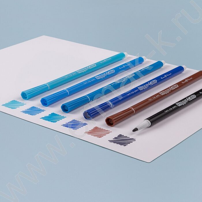 Фломастеры  18цв Happycolor 2 вида | Фото 7