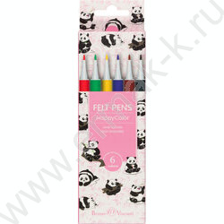 Фломастеры   6цв Happycolor 2 вида | Фото 4