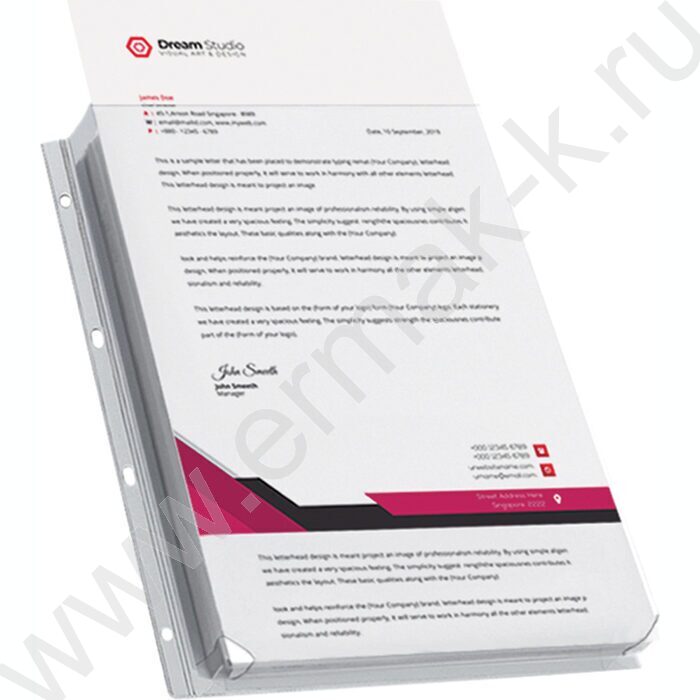 Файлы (мультифора) А4 180мкм расширяющийся 4отв | Фото 3