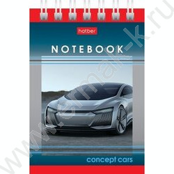 Блокнот  40л А7 спираль/тонир.блок "Машинки" | Фото 1