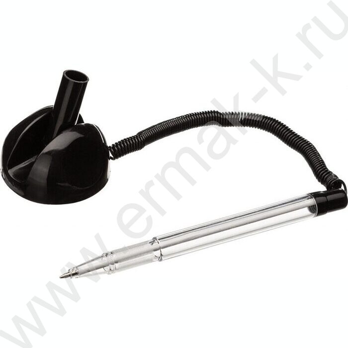 Ручка шар Beifa Stoppen на липучке черная подставка | Фото 2