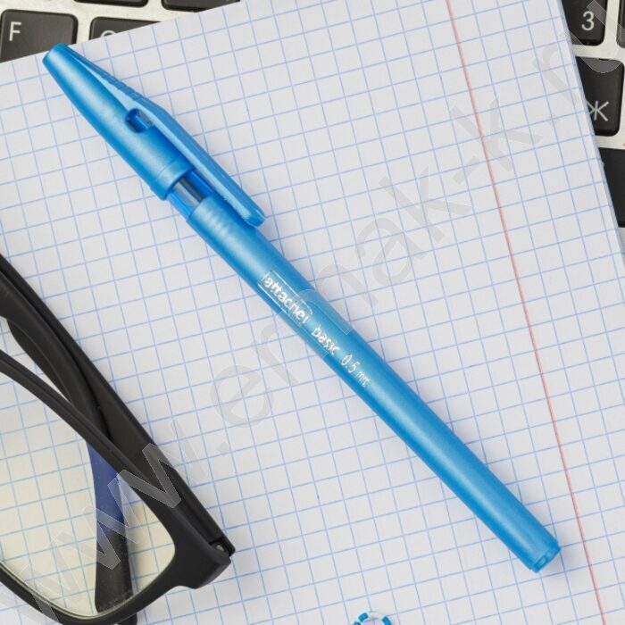 Ручка шар Attache Basic синяя 0,5 мм на масляной основе | Фото 7