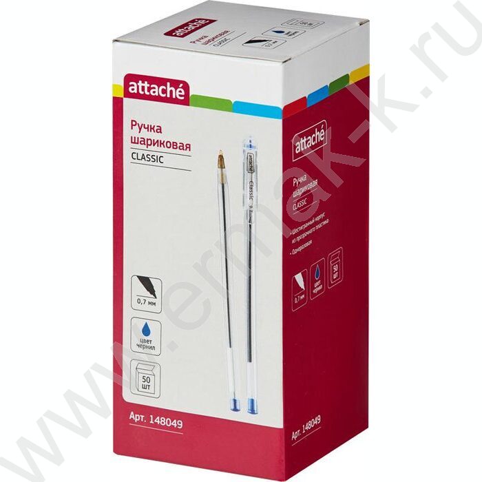 Ручка шар Attache Classic 0,7мм синяя | Фото 7
