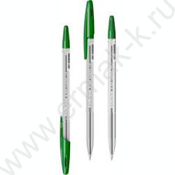 Ручка шар R-301 Stick Classic 1,0мм ШК зеленая | Фото 1