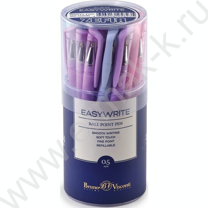 Ручка шар EasyWrite Zefir синяя 0,5мм/4 цвета корпуса | Фото 5