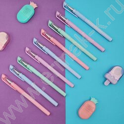 Ручка шар EasyWrite Zefir синяя 0,5мм/4 цвета корпуса | Фото 6