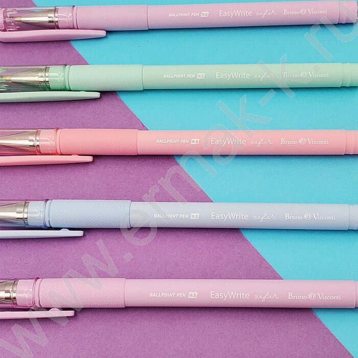 Ручка шар EasyWrite Zefir синяя 0,5мм/4 цвета корпуса | Фото 7