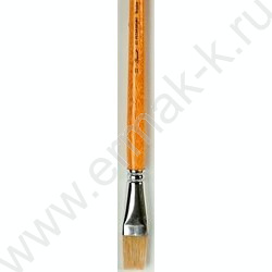 Кисть  щетина №11 (20мм) плоская, длинная ручка Сонет | Фото 1