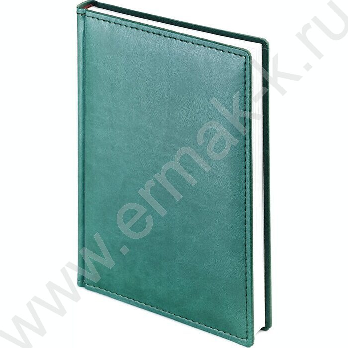 Ежедневник н/дат А5 136л Velvet зеленый | Фото 1