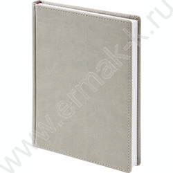 Ежедневник н/дат А5 136л Velvet светло-серый | Фото 1