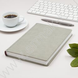 Ежедневник н/дат А5 136л Velvet светло-серый | Фото 4