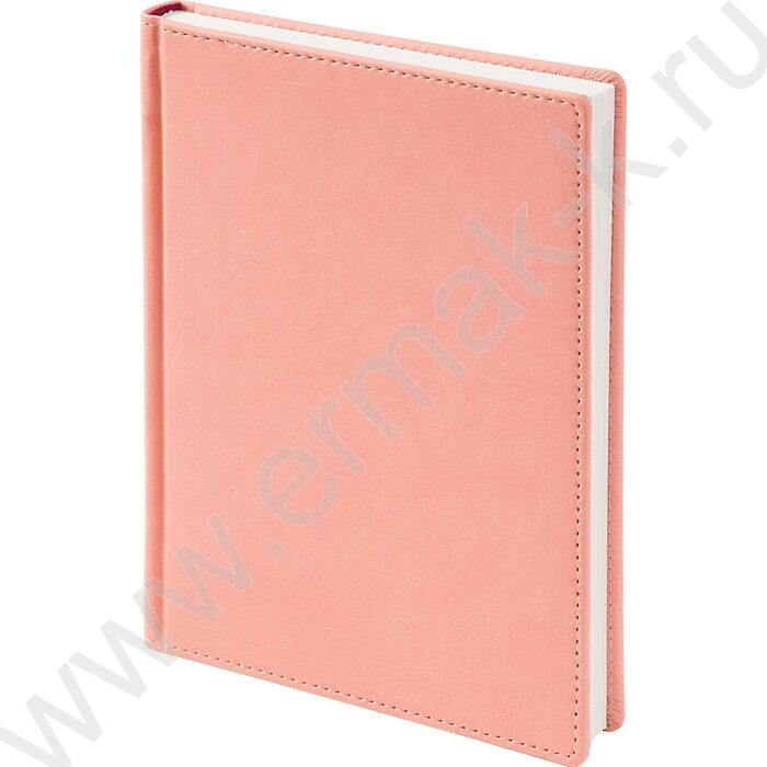 Ежедневник н/дат А5 136л Velvet нежно-розовый  | Фото 1