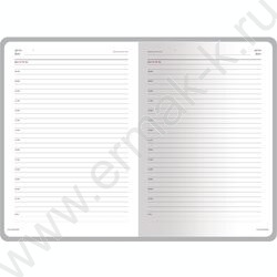 Ежедневник н/дат А5 136л Velvet нежно-розовый  | Фото 2