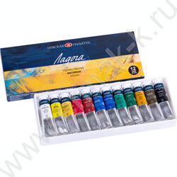 Краски масляные 12цв 18мл "Ладога туба №6" | Фото 1