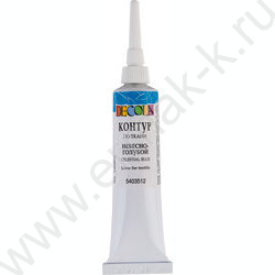 Контур  по ткани акриловый Декола Небесно-голубой 18мл | Фото 1