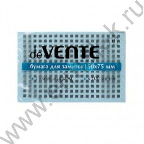Бумага д/записей   51*76мм /100л, 75г/м², голубая с липким краем